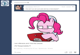 askgamerponies gonzaymarc asked you block answerX Why don't you sell yours jews and buy a newcomputer? I am offensive and I find this Jewish. -PD Responsibility"P #pc gaming #making fun of you #pinkie pie #comic は ツ 75 notes
