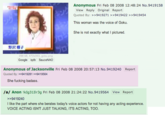 Anonymous Fri Feb 08 2008 12:48:24 No.9419158 View Reply Original Report Quoted By: >>9419271 >>9419422 >>9419454 This woman was the voice of Goku. She is not exactly what I pictured 野沢雅子 298 kB, 472x353, goku.png Google iqdb SauceNAO Anonymous of Jacksonville Fri Feb 08 2008 20:57:13 No.9419240 Report Quoted By: >9419281 >>9419564 She f------ badass /a/ Anon !kIg31Ilr3g Fri Feb 08 2008 21:24:22 No.9419564 View Report >>9419240 I like the part where she berates today's voice actors for not having any acting experience. VOICE ACTING ISNT JUST TALKING, ITS ACTING, TOO.