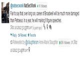 @natsecwonk NatSecWonk 1K followers Fair to say that, over long run, career of Broadwell will be much more damaged than Petraeus. In a year, he will making 6 figure speeches. Nou 10 2012 3:13pm GMT (ayearago) 9 Reply乜Retweet * Favorite ta Retweeted by @slaughteram Anne-Marie Slaughter85K followers on Nov 10 2012 3:14pm GMT