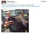 Jake Ware 샥 Anne Frank House car window selfie with @DungeonsofRap! pic.twitter.com/O1DlsAjLMU Follow JacobWare95 11:54 AM-6 Jun 2013