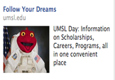 I don't even... Follow Your Dreams umsl.edu UMSL Day: Information on Scholarships, Careers, Programs, all in one convenient place