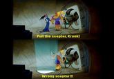 Pull the scepter, Kronk! Wrong scepter!!! Kronk Yzma cartoon art