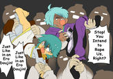 Stop! You Intend to R--- Us, Right? 9 Just Like Just in an Ero Like in ar Doujin! doujin! ro