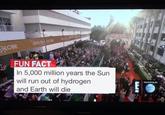 LOBE FUN FACT In 5,000 million years the Sun will run out of hvdrogen and Earth will die
