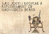 bALL JOEY 1 REQVIRE A REPLENSHMENT OF GROVNDETb BEANS