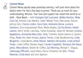 Colonel Meow Colonel Meow passed away yesterday evening. I will post more about the details when I've had a few days to grieve. Thank you so much for your understanding, Minions. Your love and support has meant the world to us both. -Slave Beast - with Georgete Gatil Lancaster, Bobby Harmon, Moby Cool Cat, Artemis Cats Matidis, Cathii 'Milady' Ford, Patti Jones, Kozma Johnny Gjini, Clarice Linden, Gera Clark, Antonella Zonca, Lucrecia Gambino, Gina Lovesanimals Efros, Misha Nogha, Cat Eva Bromo, Noelle Leanne, Sherri Smith, Lola Sala, Tamar Arslanian, Diane M. Michael, Kristina Agabekova, Animalista Mary Soto, Dalip Turkeshi, Esther Joanna G, Sandro Praça, Pasha Vin, Dewi Ariesta, Joanna Tierno, Linda Decatmomma, Linda Bergamini, Linda Baroni, Jilian Nelson, Nathalie Hernandez, Linda Umlauf Foster, Linda Coffelt, Raveyn Angel, Carolyn Cappitelli, Dionysos Dio Nysos, Janko, Melva Benoit, Deidre M. Coffey, Gail Worning, Michael T. Olague, Cyberange Officielle, Laura Davis, Etorre Chevaliers de Qôm, Teresa Newman, Cindy Kane and Lens Spencer