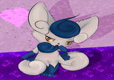 I'm surprised no one didn't make a gif with Meowstic doing this in Amie.
