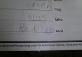 frog lake 2 cup .SummerFitLearning.com for Additional Games. Trivia and Act