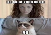 LET ME BE YOUR RULER @grompycat Iyries NO