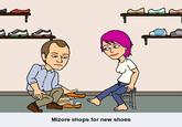 Mizore shops for new shoes