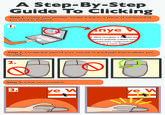 6fa.jpg A Step-By-Step Guide To Clicking Step 1: Using your pointer, locate a link to a piece of content that you want to explore I. nye [ West occupies a : ar pl erica's popular culture, hav enclosure comprised o r a mesh ther Step 2: Locate the part of your mouse or trackpad that enables you to click. 2. Step 3: Click your content. 3.