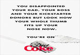 Via http://www.adweek.com/adfreak/better-real-thing-these-diet-coke-ads-are-absolutely-about-drugs-156152