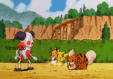 Ninte Micr Pikachu Ash Ketchum games ecosystem cartoon mammal vertebrate horse like mammal art plant illustration