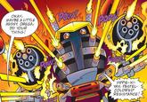 Omega supports overkill.
Taken from Sonic Universe issue 22.