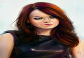 Emma S Via http://www.deviantart.com/art/Emma-Stone-405307021