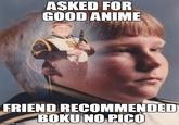 ASKED FOR GOOD ANIME FRIEND RECOMMENDED BOKUNO PICO