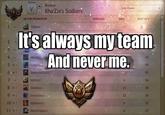 e7f.jpg Bronze Salo Queue Kha'Zix's Stalkers UP FOR PROMOTION EMBLEMS WINS BEST OF 3 15 It'salways myteam And neverme. 4. 60 59 59 54 38 34 32 27 5 Al 7 8 9시 10시 6