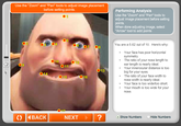 Use the "Zoom" and "Pan" tools to adjust image placement before setting points Performing Analysis Use the "Zoom" and "Pan" tools to adjust image placement before setting points When done adjusting image, select Arrow" tool to add points #5 4 6 ·7 ·8 You are a 5.62 out of 10. Here's why: Your face has poor horizontal symmetry ●10 ●12 The ratio of your nose length to ear length is nearly ideal. Your innerocular distance is too big for your eyes. 011 ●13 ●14 ●15 ●16 .The ratio of your face width to nose width is nearly ideal. .Your face is too wide/too short. Your mouth is too wide for your nose ) BACK NEXT o Show Numbers Hide Numbers
