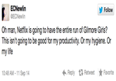 Via http://www.buzzfeed.com/kristinharris/the-best-twitter-reactions-to-gilmore-girls-coming-to-netfli#zzas0h