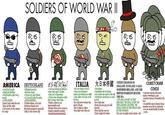 SOLDIERS OF WORLD WAR II AMERICA DEUTSCHLAND 18 SASYW ITALIA 大日本帝國 UNITED KINGDOMOF ENGLAND, SCOILAND, WALES COBE CK utbbn NORTHERN IRELAND. AND TIE Good food supply +Your non-vhiteness where they aentneeded +Has lots of Bauettes BRITISH DOMINONS BEYONDperior russian education Pearl Harbor adds troop +Da peopre are to do the you is weak THE SEA + Can smeIl Jaden for miles +HUHP If Hitler falters, all is lost Ereryone thinks yor delousing program is Italy is your closest mother russiais beuntifal with WE SHALL FICHT ON THE BEACHES WE SHALL FIGHT 027 THE LANDING GROUNDS, WE SHALL FIGHT IN THE FIELDS AND ves avay due to IN THE STREETS You cant actually atnack anyone, mS MUH NUKES Doesnt help until the end Takes all the credst frmg whute flags Thunks a forest is an You vall never reelaim the Horryshut dat guy just kill I Favorite flaror of ice eream is ewe are treated lundly by leader Your albes dont liloe yo Hory shid dat wan too Prime tahget for anulkes