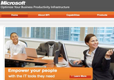 Existist Photoshop Microsoft Optimize Your Business Productivity Infrastructure Home About BPI Capabilities Products TH Empower your people with the IT tools they need Learn More