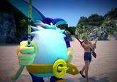 Super Smash Bros. for Nintendo 3DS and Wii U Garry's Mod blue green yellow vertebrate fun water leisure vacation