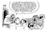 "I see... that you will be murdered by terrorists... In your memory, Notre-Dame's tolling bell will ring, there will be a big march with Hollande, Valls, Sarkozy, Copé, Merkel, Cameron and even Netanyahu... There will be tricolor flags and they will sing "La Marseillaise"...  You will be offered a place to the French Pantheon, NASDAQ and the Académie Française will say "I am Charlie" and the pope will give a prayer for you..."
