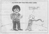 "Draw me freedom"

From today's edition of "Le Canard Enchaîné" where he worked too.