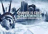 CHANGE IS COLD ANONYMOUS OUTDOOR SUPPORT