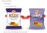 democracyisdead cockswastika U.S. elections be like ays aus KeTTLe CoOKeD capitalism wavy VS capitalism this is it. this is the best post I've ever seen.