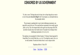 What it says:

Yes, that is correct. The things that used to be here, the very funny things that you want to see, have been made retroactively illegal by the US government, in a side-handed attack on the p---------- industry.

The government is mandating that we meet certain bookkeeping requirements, ones impossible to meet for this site. Never mind that those requirements do not actually gain the public anything. This is the strongest attack on free speech since the passage of the CDA, and oddly, the media seems to have hardly noticed. The penalty for not abiding by these bookkeeping requirements is five years prison.

The regulations were promulgated by Alberto Gonzales, US Attorney General appointed by George Bush. If you voted for Bush, this is your fault. If you think this country is free, you are sadly mistaken. No nation has freedom when it is run by religious zealots.

Regulations effective 24 June 2005.