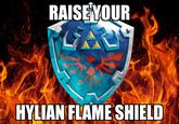 RAISEYOUIR HYLIAN FLAME SHIELD