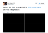 Narukami75 @Narukami75 Follow What it's like to watch the #terraformars anime adaptation.