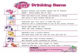 mlp drinking game tv