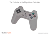 The Evolution of the Playstation Controller ONY WWW.GADGETLOVE .COM GADGETLOVE