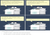 For example, you could write a dialog between a hardworking copyrealizing their mistake, and machine and an owner that doesn't lovingly placing their butt on the fully appreciate its efforts. It could end with the owner copy machine's glass. Next Next It's all the copy machine ever wanted, you know? Just a little bit of human contact. I hope I get to feel a butt someday uselessgaywhovian i swear to god, i wish this was photoshopped but the p------------ machine actually says this.