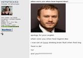 when were you when heat legend dies? HITSTICK53 Pioneer DJ aficionado Join Date: Jul 2009 Location: United States Age: 23 Stats: 6'1", 211 ibs Posts: 1,460 Rep Power: 1207 BODYSPACE apology for poor english when were you when heat legend dies i was sat at home dingban fluid when fred ring heat is die' no and you?????????????