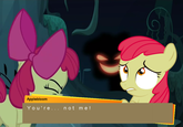 Applebloom You're...not me!