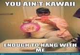 YOU AIN'T KAWAIL ENOUGI TO HANG WITH ME MC memecenter.com/fudge_packer