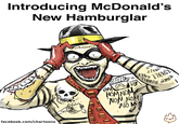 Introducing McDonald's new Hamburglar Introducing McDonald's New Hamburglar 吣licious facebook.com/chartoons