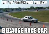 WHY 20% DAYTONWIR EWHEELSP BECAUSE RACE CAR