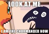 LOOK AT ME AM THE CHARMANDER NOW