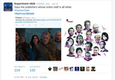 Experiment #626 @StitchGG. Jun 9 Says the publishers whose entire staff is all white. #GamerGate #NotYourShield Polygon @Polygon-Jun 3 Gaming has a problem with race polygon.com/2015/6/3/8719 pic.twitter.com/NypOAUh1fw Polygon RETWEETSFAVORITES 119 132 5:34 PM-9 Jun 2015 Details