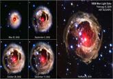 Taken from Wikipedia.
"Source":https://en.wikipedia.org/wiki/File:V838_Monocerotis_expansion.jpg