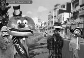 Hamburglar "Source":http://www.somethingawful.com/photoshop-phriday/new-creepy-hamburglar/6/