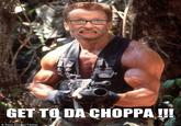GET TO DA CHOPPA! © Dave Cooper/Twitter