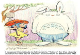 201) I created this tribute to Miyazaki's "Totoro" for the charity auction for the 2011 Otakon convention in Baltimore MD