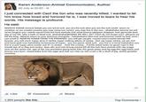 Cecil the Remover Karen Anderson-Animal Communicator, Author 30 July at 00:20。 I just connected with Cecil the lion who was recently killed. I wanted to let him know how loved and honored he is. I was moved to tears to hear his words. His message is profound. He said: REMOVE KEBAB remove kebab you are worst turk. you are the turk idiot you are the turk smell. return to croatioa. to our croatia cousins you may come our contry. you may live in the zoo.. ahahahaha bosnia we will never forgeve you. cetnik rascal F--- but f--- a------ turk stink bosnia sqhipere shqipare.turk genocide best day of my life. take a bath of dead turk..ahahahahahBOSNIA WE WILL GET YOU!! do not forget ww2.albiania we kill the king, albania return to your precious mongoli. hahahahaha idiot turk and bosnian smell so bad..wow i can smell it. REMOVE KEBAB FROM THE PREMISES. you will get caught. russiatusa+croatia+slovak-kill bosnia..you will ww2/ tupac alive in serbia, tupac making album of serbia. fast rap tupac serbia. we are rich and have gold now hahahaha ha because of tupac... you are ppoor stink turk... you live in a hovel hahahaha, you live in a yurt tupac alive numbr one #1 in serbia f--- the croatia,..FUCKk ashol turks no good i spit n the mouth eye of ur flag and contry. 2pac aliv and real strong wizard kill al the turk farm aminal with rap magic now we the serba rule ape of the zoo presidant georg bush fukc the great satan and lay egg this egg hatch and bosnia wa;s born. stupid baby form the eggn give bak our clay we will crush u lik a skull of pig. serbia greattst countrey 由Like Comment →Share 1,354 people like this. Top Comments▼