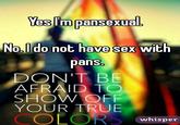 "Whisper.sh":https://whisper.sh/whisper/0514f73b8b23e353476b38483f7f014b2691/Yes-Im-pansexual-No-I-do-not-have-sex-with-pans-