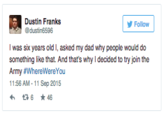 Dustin Franks' Tweet "Source":https://twitter.com/WinstonS6079W/status/642364223255810049